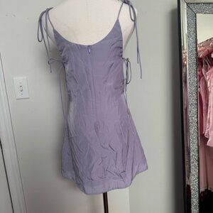 Superdown tanea mini dress lavender XS